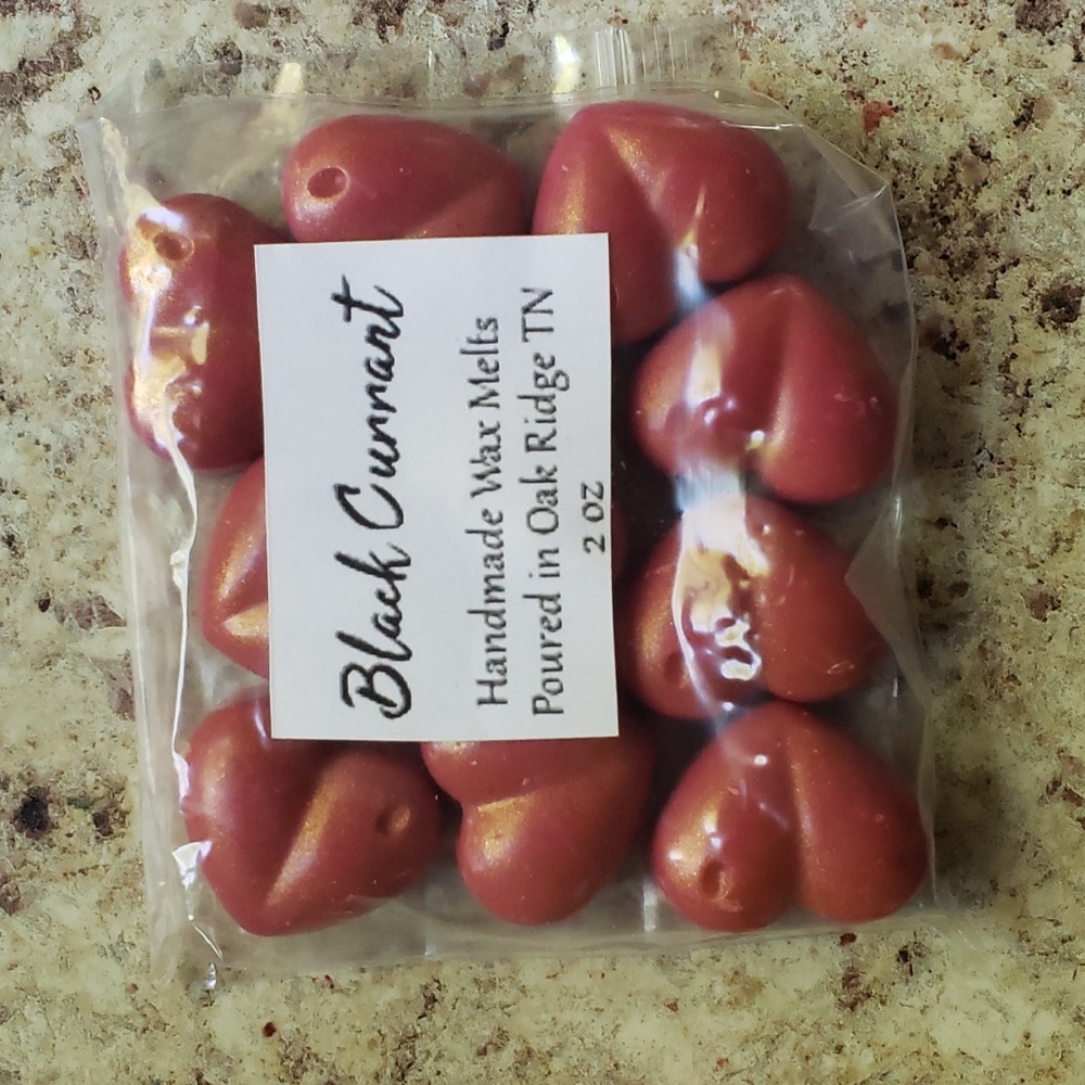 Black Currant Wax Melts 10 Hearts